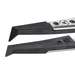ESD Plastic Tip Tweezers, Style 246, Carbon PEEK Tips A246CP, Angled, Thin, 4.9"